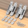 Hidden Door Hinge, 2 Pcs 6in Hidden Door Hinges, Hidden