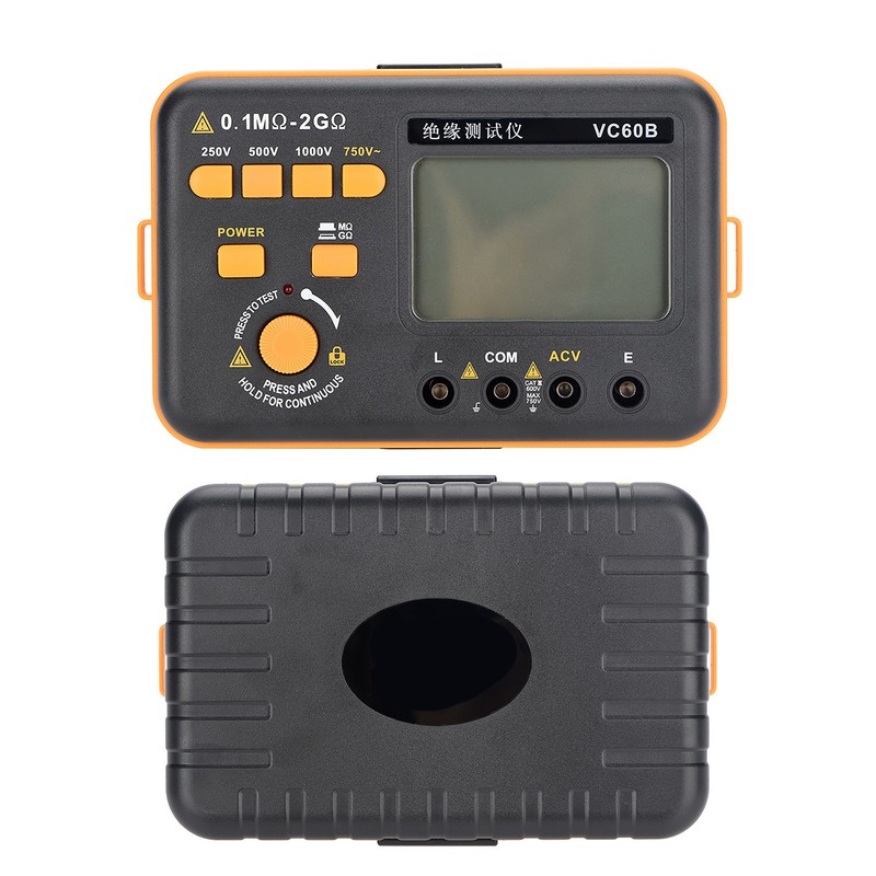 VC60B LCD Digital Insulation Resistance Tester MegOhm Meter Testers Measure