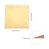 TOP-VIGOR 1Pcs H62 Brass Sheet 100mm x 100mm x 1mm,