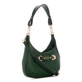 GUESS Women's Mimina Flap Crossbody, Forest, One Size