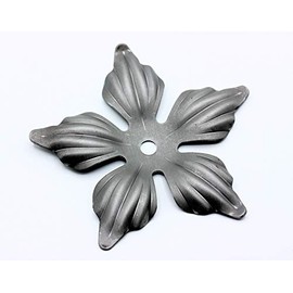 UHRIG Decorative rosette diameter 140 mm wrought iron e.g. for welding into fence, railings, window grille and much more.
