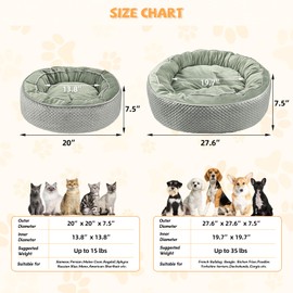 ShuRung Heated Cat Bed Indoor Electric Cat Bed Warmer for Cat Puppy Removable Waterproof Heater Washable Thermal Heating Bed with Adjustable Timer & Temperature for Cat Small Dog (Gray; L)