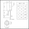 Kaito Denshi Aluminum Electrolytic Capacitors, 470μF, 35V, 0.4 x 0.7