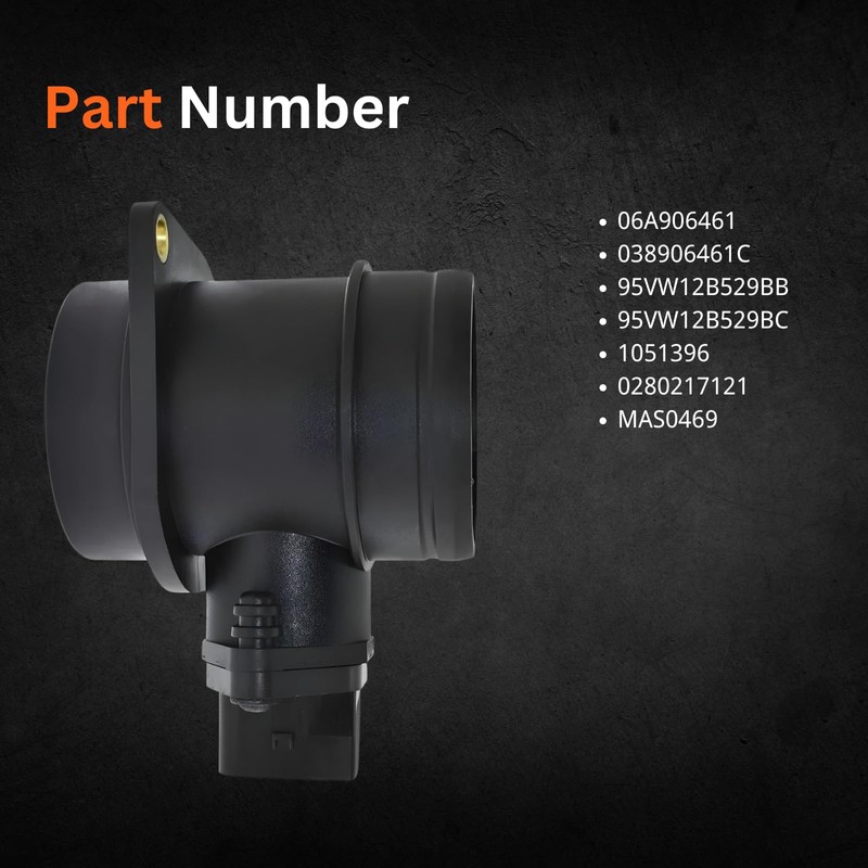 Mass Air Flow Sensor MAF Sensor Compatible with Volkswagen Jetta