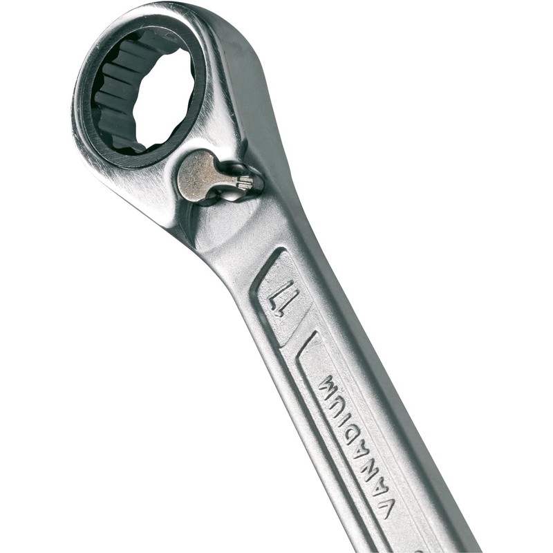 HAZET 606-13 Ratchet Wrench Reversible, Silver, 0.1 inch (3 mm)