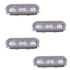 4 Pack Bathroom Sink Cover,Sink Overflow Ring,Chrome Overflow Cover Rings