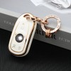 LEERLY Key Fob Cover for Buick Accessories, White