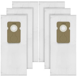 GULUANT 6 Pack Replacement Vacuum Bag for Riccar 8900 8955 8850 8650 8950 8925 8920 8625 2000 4000 for Simplicity 7700 7750 7850 7000 Series 7200 7250 7300 7350 7400 7450 7900 7950 Vacuum Models