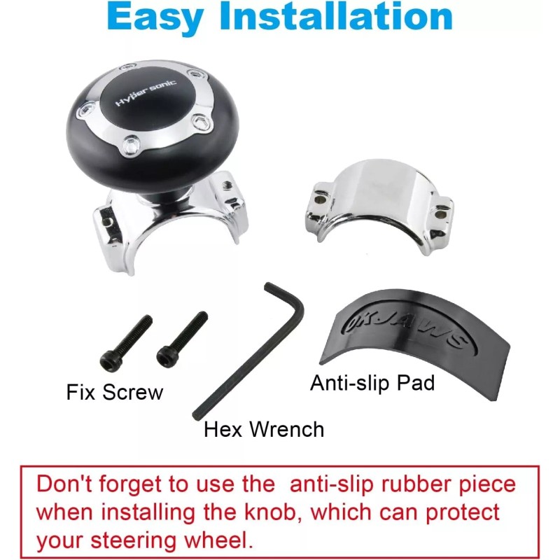 Universal Large Steering Wheel Knob Spinners for Car Truck Tractor