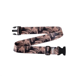 Periea Luggage Straps Set of 2 - Adjustable Suitcase Straps with Quick Release Buckle, Heavy Duty Luggage Straps for Suitcases, Travel Accessories, Thickened Luggage Belt - Peach Fern