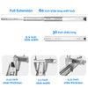 Heavy Duty Drawer Slides, 30 Inch, 300 lb Load Capacity,