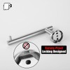 JQK Toilet Paper Holder, 5 Inch 304 Stainless Steel Thick