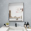Rectangular Beveled Bathroom Mirrors, 22X30 inch Square Frameless Mirror, Rectangular