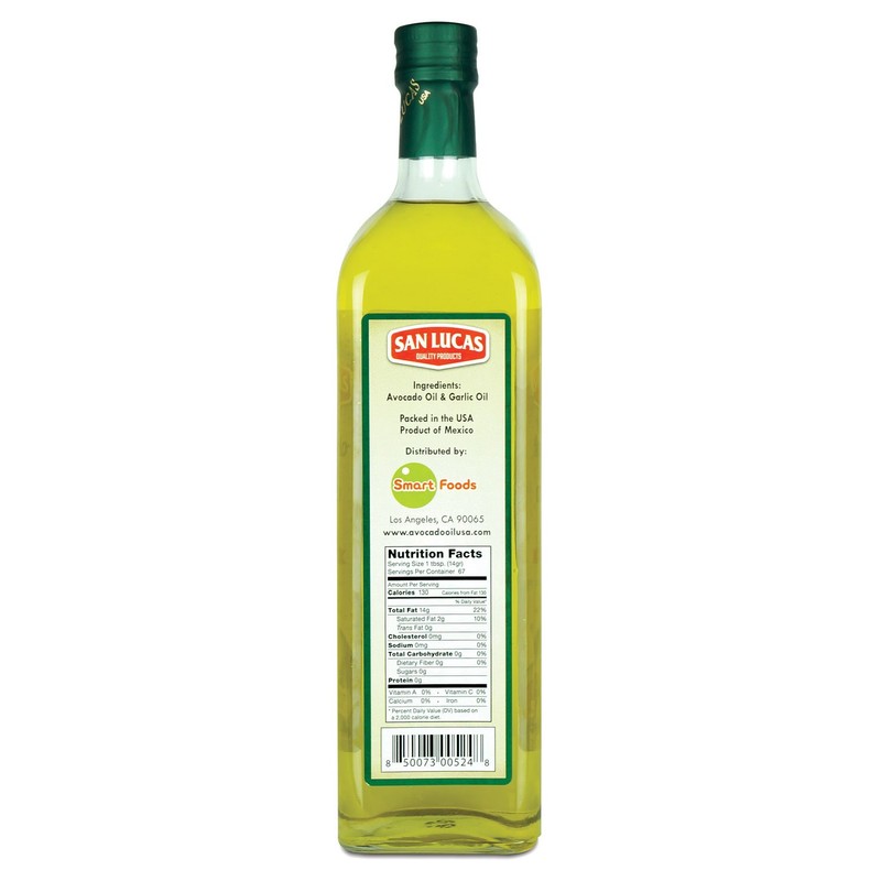 San Lucas 100% Pure Avocado Oil with Garlic Kosher 1