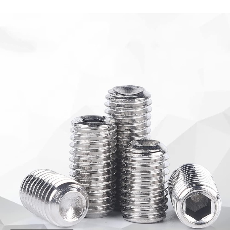 Set of 20 Hexagon Socket Set Screws M6 Screws Potato