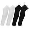 2Pairs Leg Sleeves, Compression Full Length Leg Sleeves for Men