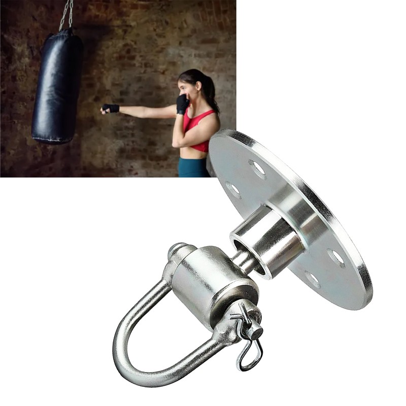 Punching Bag Mount Hanger Iron Mount Hook Swivel Easy Installation