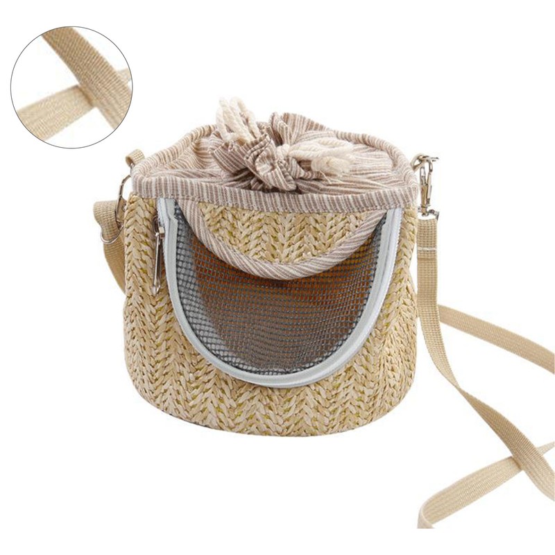 Hamster Shoulder Bag Breathable Soft Warm Adjustable Strap Small Pet