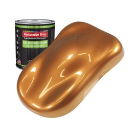 Restoration Shop - Sunburst Orange Metallic Low VOC Urethane Basecoat Auto Paint - Quart Paint Color Only - Professional High Gloss Automotive, Car, Truck Refinish Coating