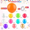 GHVACZS Pack of 12 Colourful Balloons, Large, 36 Inch Balloons