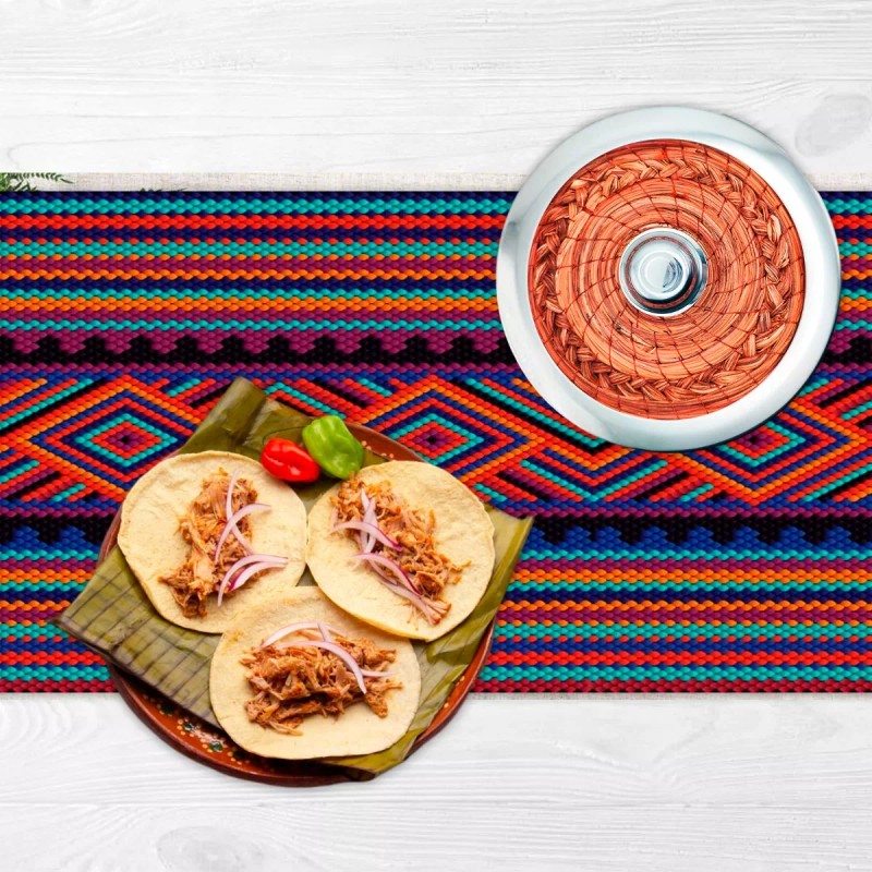 GalaSoluciones Tortillero De Ocoxal Con Acero Gaero® Hecho A Mano