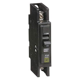 Unit Mount Circuit Breaker, QOU, Number of Poles 1, 30 Amps, 120/240VAC, Standard