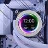 Computer Temp Monitor 2.8in Round LCD HD Micro USB Dimmable
