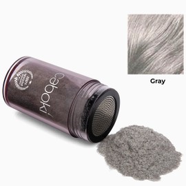 Caboki All-Natural, Plant-Based Hair Building Fiber. Hair Loss Concealer. Covers Bald Spot and Thinning Hair. (16G, 40-Day Supply) (Gray)