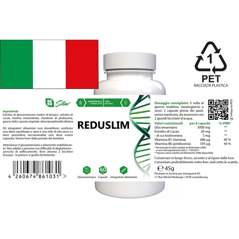 Reduslim - 120 Capsules (2 x 60 Capsules), Pack of