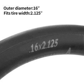 WEIYINGSI 16 Inch 16 X 2.125 Bike Inner Tubes Fits for Electric Bicycle Bike Motorcycle and Most Kids Bikes Like RoyalBaby, Joystar, Dynacraf