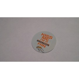 Unbranded Pre Cut One Inch Bottle Cap Images Kiss Me I'm a Bronco Fan Free Ship - photo, 15 images