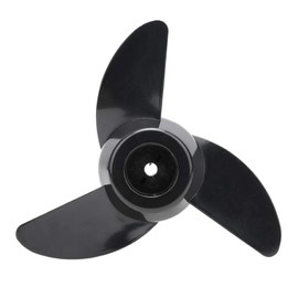 Novelbee Plastic Outboard Propeller, 7.4 x 5.7 Alloy Boat Propeller for Nissan Tohatsu Evinrude Johnson 2.2-3.3 HP Outboard Motor, Easy to Maintain and Repair