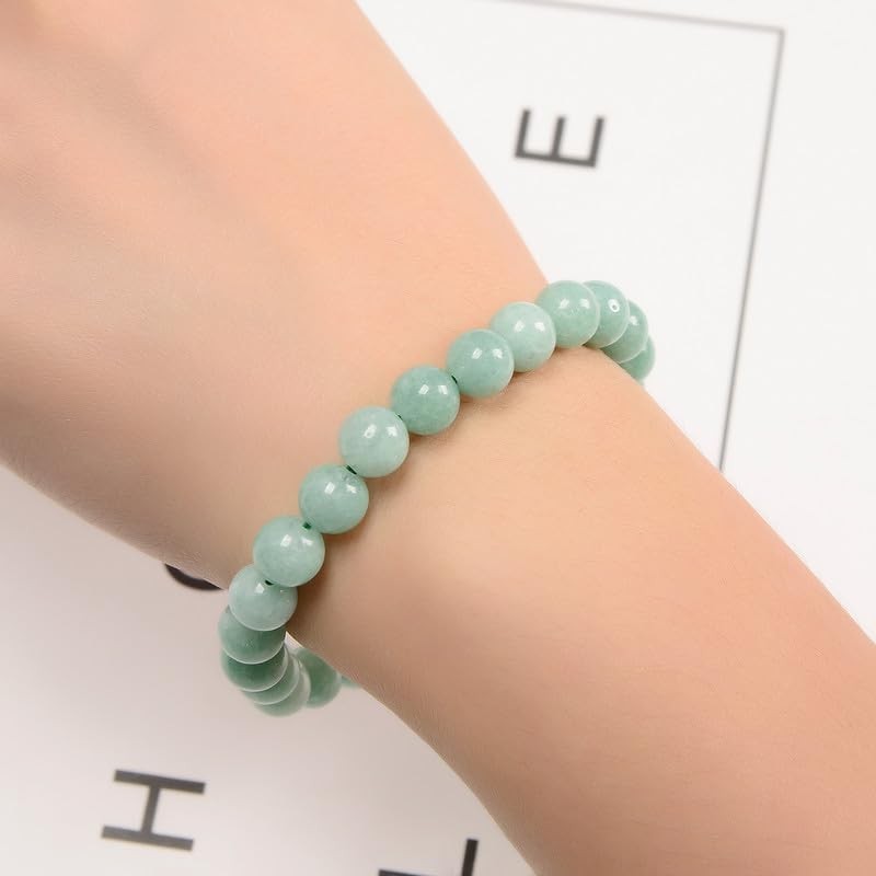 Land Long 2pcs/Set (8mm+10mm), Good Luck Bracelets for Women, Smooth