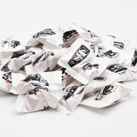 Naturejam Police Car Peppermint Candy - Police Car Party Favors Individually Wrapped Candy - Peppermints for Police Party Decorations - Police Officer Car Themed Birthday Party Decorations