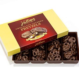 Chocolate Covered Pretzels, 1 Pound (Dark Chocolate)