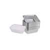 Disposable Tin Foil Box with Lid Outdoor Barbecue Baking Oven
