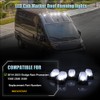 VANKUB 5 PCS Smoked Lens LED Cab Roof Marker Lights