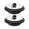 eMagTech Pack of 2 40 mm Kitchen Drain Plugs, Rubber