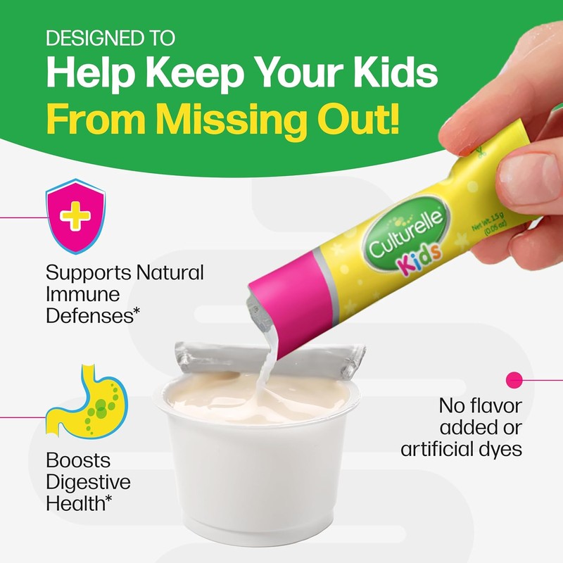 Culturelle Probiotics for Kids Packets, 30 Count