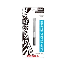 Bolígrafo Stick De Acero Inoxidable F-301 Compact Punto Fino (0.7 mm) Blister 1 Pieza Negro Zebra México