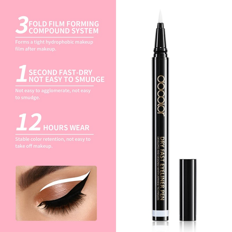 Docolor WeiÃer Eyeliner Wasserfest Super Slim White Liquid Eye Liner