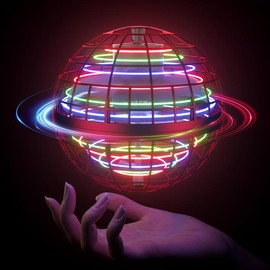 UranHub FlyingOrb Ball, Hand Controlled Hover Ball Mini Drone, Magic Cool Gifts, Indoor Outdoor Having Fun - Color: Blue