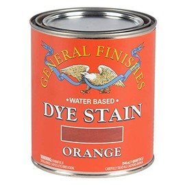 General Finishes Water Based Dye, 1 Quart, Orange