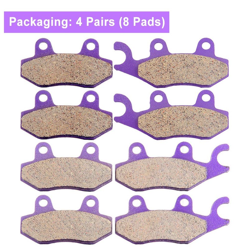 ECCPP Brake Pads Fits for Yamaha Rhino 700 2008 2009
