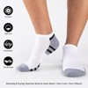 COOVAN Mens 12 Pack Athletic Ankle Socks, Mens Cushioned Comfortable