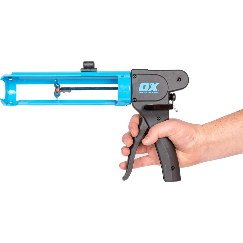 OX Tools Pro Rodless Caulk Gun, 10 oz, 7: 1
