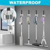 Wensdr 8 Pack Broom Holder Wall Mount, Stainless Steel Broom