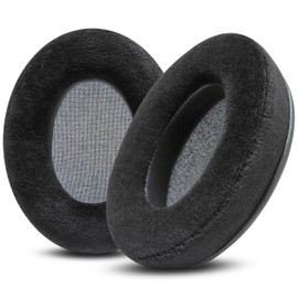 WC StealthZ Cloud - FPS Oriented Earpads for HyperX Cloud Alpha, Cloud 1/2 / 3 & More by GadgetryTech X Wicked Cushions | Enhanced Sound Precision & Breathable Comfort | Black