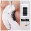 ACTROL YY Eyelashes Extension Lashes Black D Curl 0.07mm 16mm