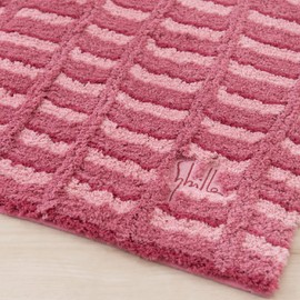 sybilla 15919 Tejedor Toilet Mat, Approx. 23.6 x 23.6 inches (60 x 60 cm), Pink